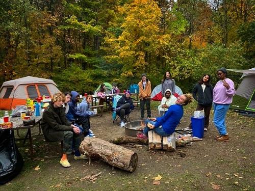 OEC + 2022 fall break camping trip to Kettle Moraine forest