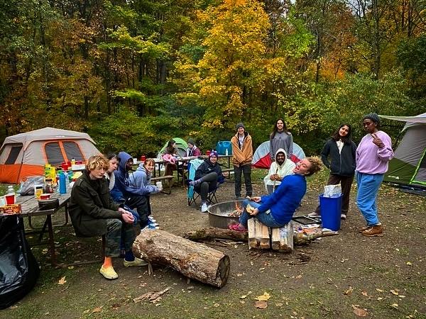 OEC + 2022 fall break camping trip to Kettle Moraine forest.