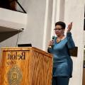 维拉·琼斯在伯洛伊特学院发表黑人历史月主题演讲.